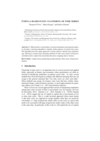 Copula-based fuzzy clustering of time series
