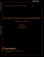 The long-term impacts of international migration: evidence from a lottery