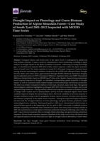 Drought Impact on Phenology and Green Biomass Production of Alpine Mountain Forest—Case Study of South Tyrol 2001–2012 Inspected with MODIS Time Series