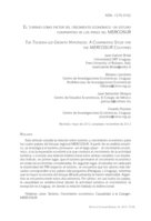 El turismo como factor del crecimiento económico: un estudio comparativo de los países del MERCOSUR = The tourism-led growth hypothesis: A comparative study for the MERCOSUR countries