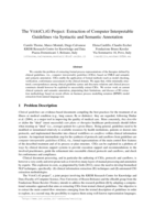 The VERICLIG Project: Extraction of Computer Interpretable Guidelines via syntactic and semantic annotation