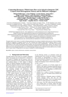 Connecting Resources: Which Issues have to be Solved to Integrate CMC Corpora from Heterogeneous Sources and for Different Languages?