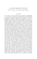 Rheto-Romance Studies: Year 2009