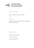 Advanced control strategies for HVAC system in residential buildings