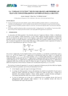 La voidage function nei flussi granulari immersi ad elevate concentrazioni e governati dalla gravità