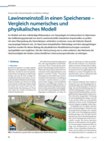 Lawineneinstoß in einen Speichersee - Vergleich numerisches und physikalisches Modell = Avalanche Impact into a Reservoir - Comparison of Numerical and Physical Model