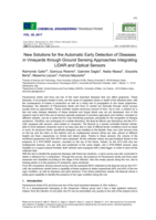New solutions for the automatic early detection of diseases in vineyards through ground sensing approaches integrating LiDAR and optical sensors