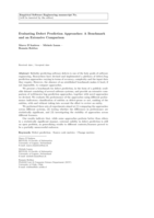 Evaluating defect prediction approaches: A benchmark and an extensive comparison