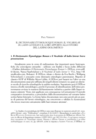 Il Dictionnaire Étymologique Roman, il Vocabolar dl ladin Leterar e il loro apporto allo studio del ladino dolomitico