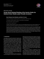 Energy-Based Optimal Ranking of the Interior Modes for Reduced-Order Models under Periodic Excitation