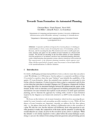 Towards team formation via automated planning