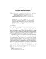 Virtual OBDA over Expressive Ontologies: Rewritings and Approximations