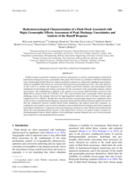 Hydrometeorological Characterization of a Flash Flood Associated with Major Geomorphic Effects: Assessment of Peak Discharge Uncertainties and Analysis of the Runoff Response