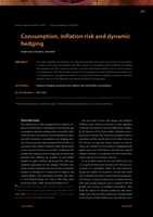 Consumption, Inflation Risk and Dynamic Hedging