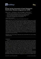 Energy Saving Assessment of Semi-Transparent Photovoltaic Modules Integrated into NZEB