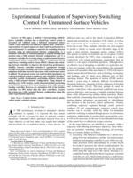 Experimental Evaluation of Supervisory Switching Control for Unmanned Surface Vehicles