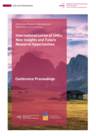 Internationalization of SMEs: New Insights and Future Research Opportunities