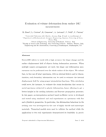 Evaluation of Volume Deformation from Surface DIC Measurement