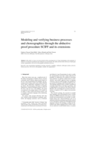 Modeling and verifying business process and choreographies through the abductive proof procedure SCIFF and its extensions