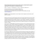 Climate change impact assessment on mountain water resources: a System Dynamics approach supporting multi-risk management and adaptation planning