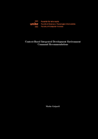Context-Based Integrated Development Environment Command Recommendations
