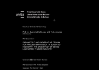 Parametric and generative design for process efficiency in building industry: the case study of glued-laminated-timber industry