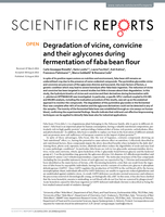 Degradation of vicine, convicine and their aglycones during fermentation of faba bean flour