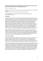 Operational monitoring of forest logging activities: An application of Precision Forestry approach for monitoring cable cranes logging operations