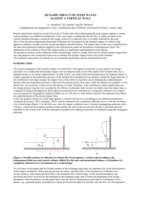 Dynamic impact of steep waves against a vertical wall