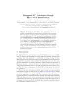 Debugging EL+ Ontologies through Horn MUS Enumeration