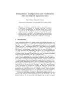 Interpolation, Amalgamation and Combination (The Non-disjoint Signatures Case)