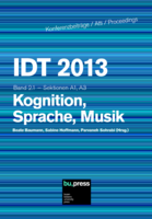 IDT 2013/2/1: Kognition, Sprache, Musik
