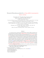 Restarted Hessenberg method for solving shifted nonsymmetric linear systems