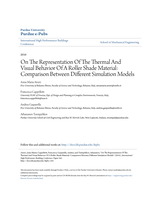 On The Representation Of The Thermal And Visual Behavior Of A Roller Shade Material: Comparison Between Different Simulation Models