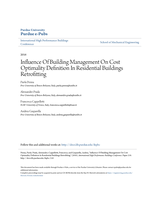 Influence Of Building Management On Cost Optimality Definition In Residential Buildings Retrofitting