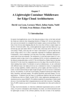 A Lightweight Container Middleware for Edge Cloud Architectures