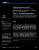 The Sommersdorf mummies: An interdisciplinary investigation on human remains from a 17th-19th century aristocratic crypt in southern Germany