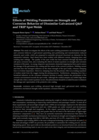 Effects of welding parameters on strength and corrosion behavior of dissimilar galvanized Q&P and TRIP spot welds