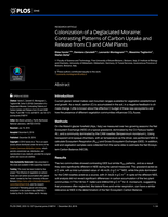 Colonization of a Deglaciated Moraine: Contrasting Patterns of Carbon Uptake and Release from C3 and CAM Plants