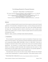 No-arbitrage bounds for financial scenarios