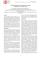 A modelling approach for maximizing RES harvesting at building cluster scale