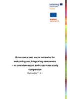 Governance and social networks for welcoming and integrating newcomers – an overview report and cross-case study comparison
