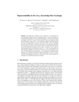 Representability in DL-LiteR Knowledge Base Exchange