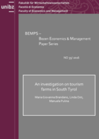 An investigation on tourism farms in South Tyrol