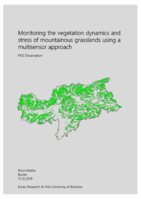 Monitoring the vegetation dynamics and stress of mountainous grasslands using a multisensor approach