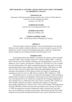 The paradoxical and time-varying effects of family ownership on absorptive capacity