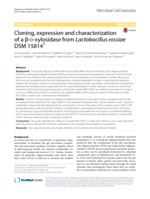 Cloning, expression and characterization of a beta-D-xylosidase from Lactobacillus rossiae DSM 15814(T)
