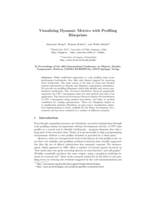 Visualizing dynamic metrics with profiling blueprints