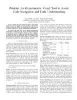 Pitekün: An Experimental Visual Tool to Assist Code Navigation and Code Understanding