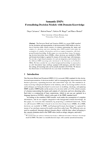 Semantic DMN: Formalizing Decision Models with Domain Knowledge